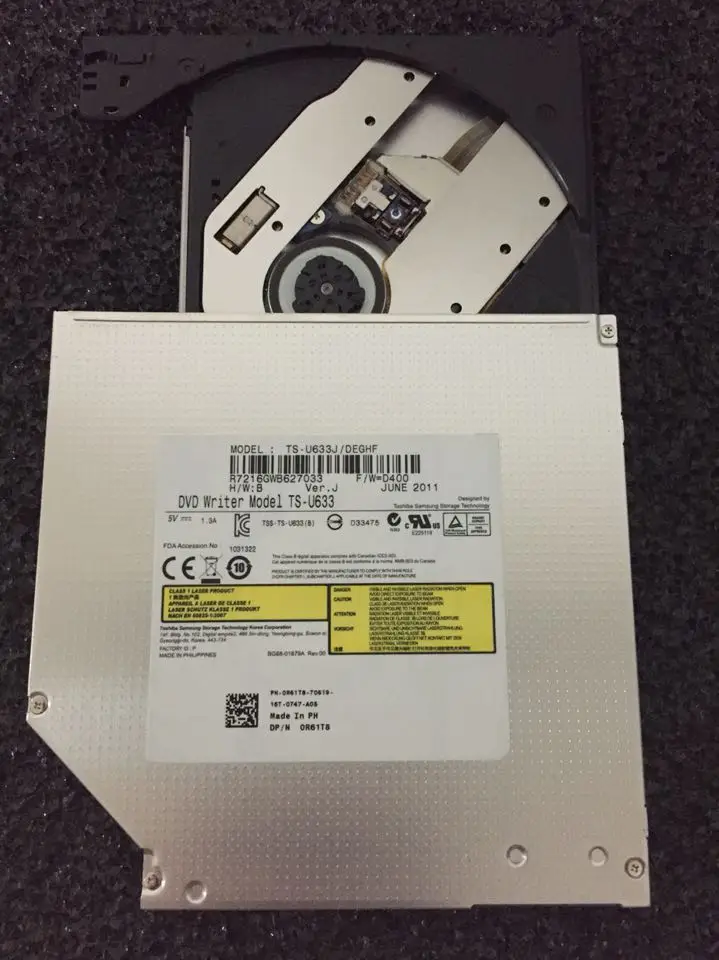 Ультра-тонкий серийный DVD горелка SATA порт TS-U633 для HL samsung GU10N GU40N GU70N U633 UJ892 7930H