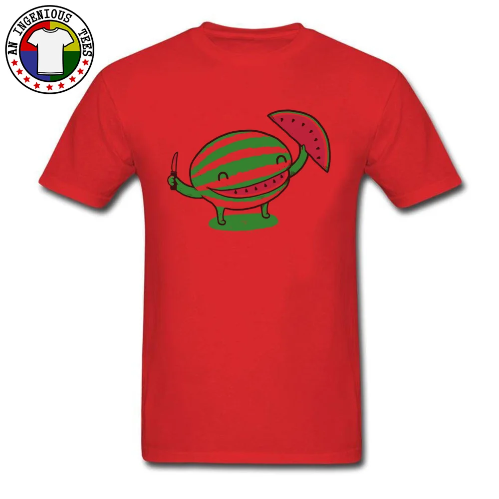 Classic Happy slice of life Short Sleeve T-Shirt Summer/Autumn Crew Neck All Cotton Tops Shirts for Men Tee Shirts comfortable Happy slice of life red