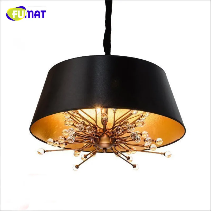 Designer Pendant Lamp American Style Creative K9 Crystal Stamen Lamp Lustre Hotel Living Room Restaurant Suspension Lights