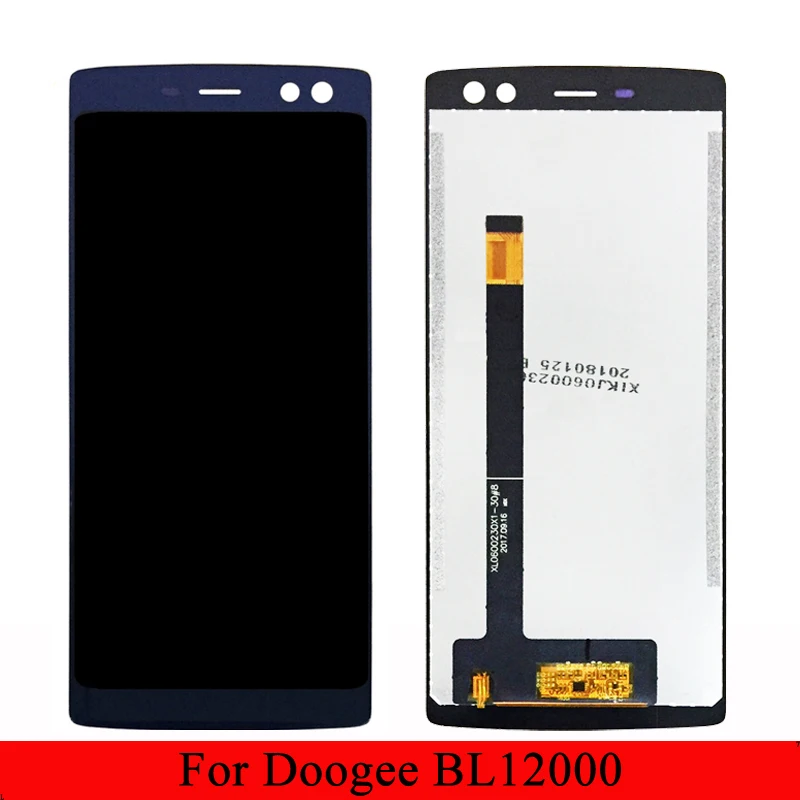 

Black/Blue For Doogee BL12000 LCD Display +Touch Screen Digitizer Assembly Replacement For BL12000 LCD