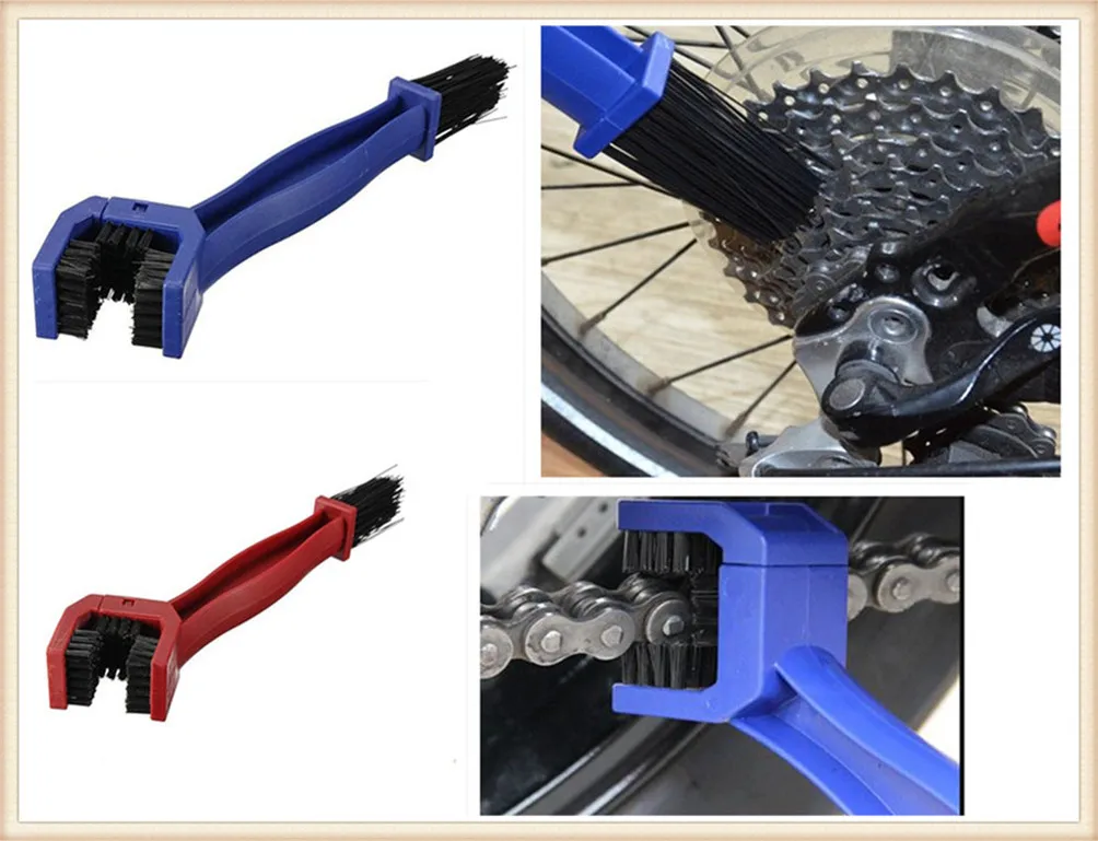 Plastic motorcycle bicycle gear brush outdoor cleaning scrubber for YAMAHA FZ-09 MT-09 SR FZ6 FAZER FZ6R FZ8 MT-07 FZ-07