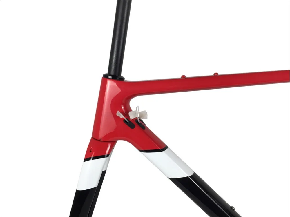 Flash Deal New 700*40C Carbon Gravel Frame Aero Cyclocross Bicycle Carbon Frames Thru Axle Disc Brake Road Bike Frameset With Headset BB386 9