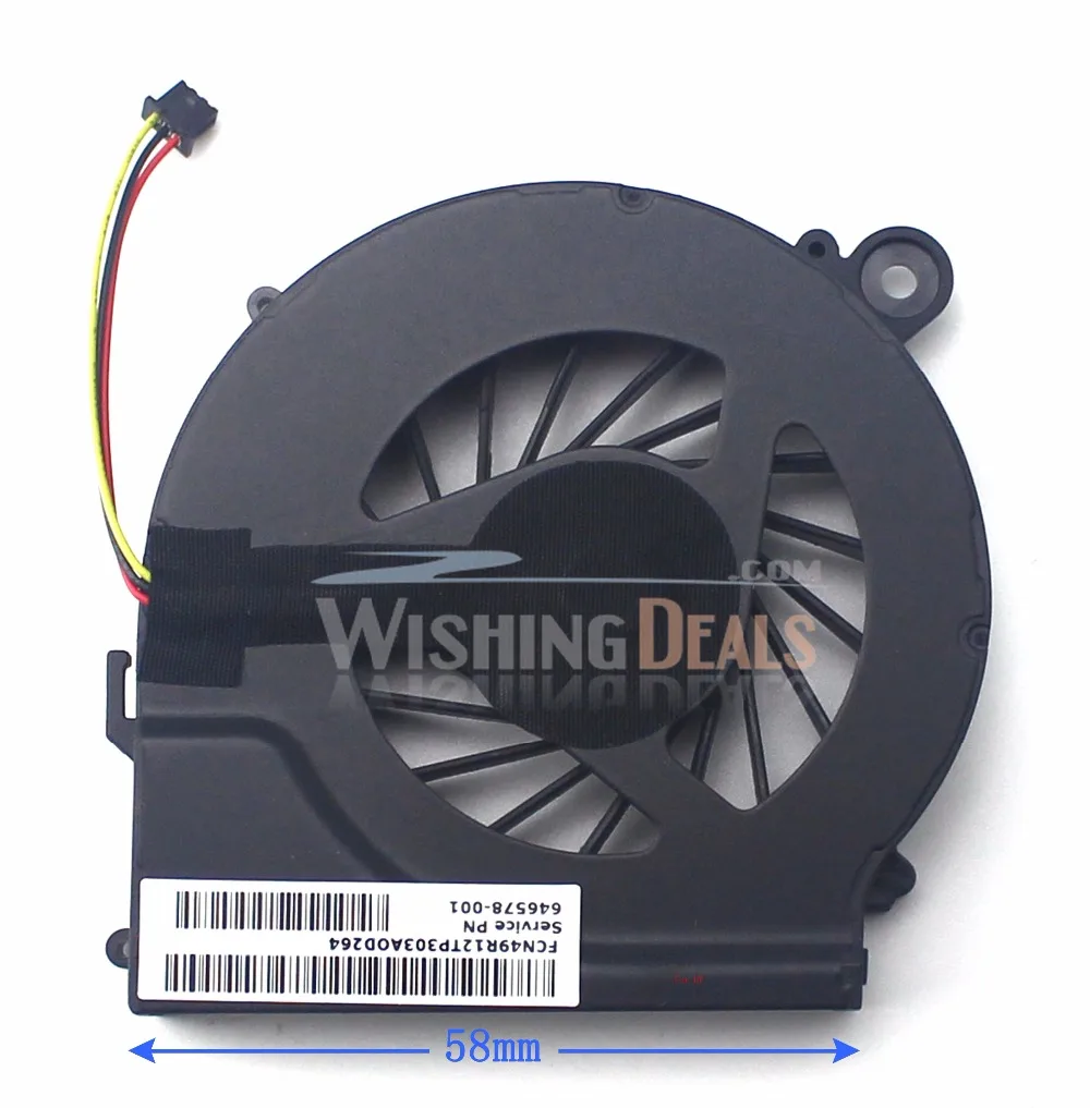 3 wire pin Laptop CPU Fan for HP Pavilion g6 1159er g6 1160er g6 1162er