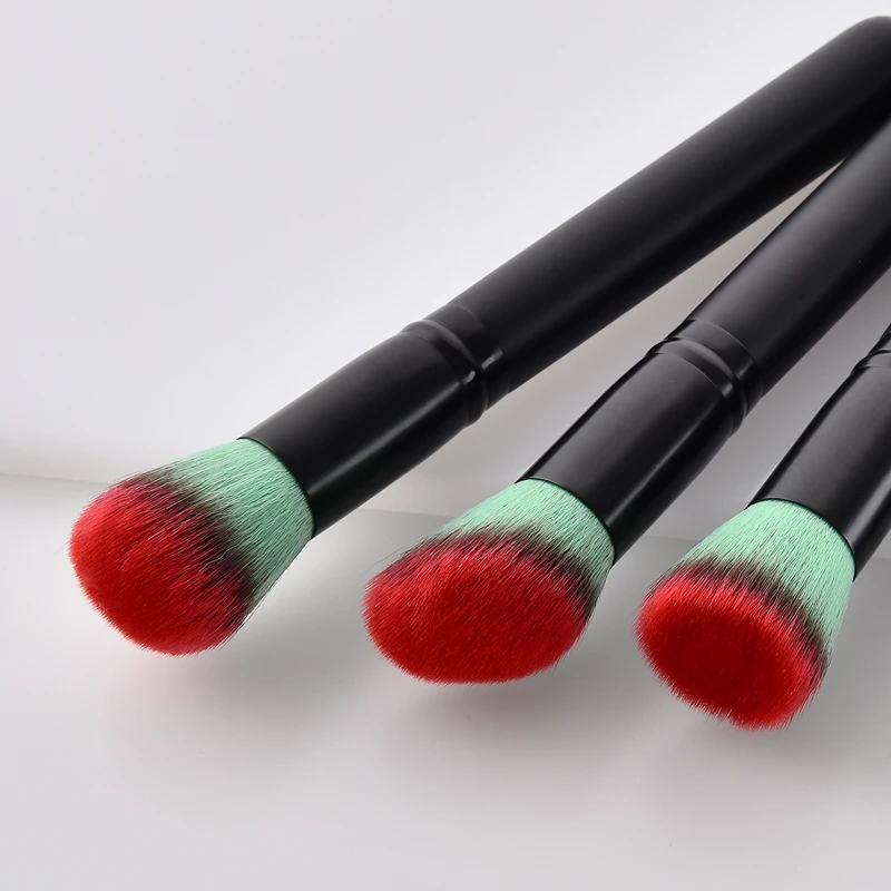 Meccolor 5 шт. набор кистей для макияжа Набор инструментов синтетическая щетка с деревянной ручкой набор