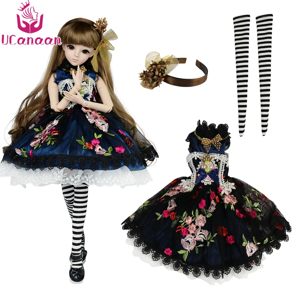

UCanaan 1/3 BJD Clothes Set High Quality SD Dolls Accessories For Girls Dressup DIY Toys ( Just Clothes Set , Not Include Doll )