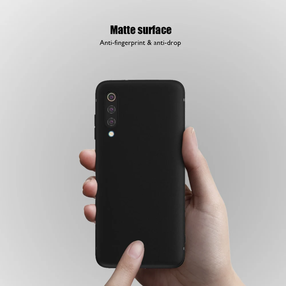 Матовый Силиконовый чехол для смартфона Xiaomi Mi 9(Pro/SE/Lite) / Note 10 / Mi 9T(pro) / Mi 8(SE/Lite) / A3 / A2(Lite), высококачественный тонкий, мягкий, из полиуретана Чехол для мобильного телефона