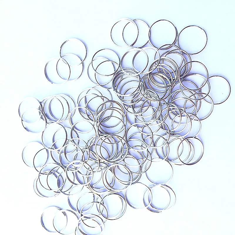

5000pcs/lot 12mm Chrome Stainess Steel Round Rings, Bead Curtain Accessories Lighting & Curtain Metal Connectors