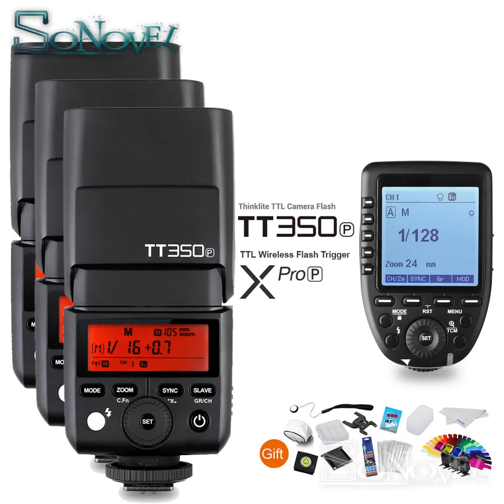 kit 5 GODOX Mini TT350P TT350 ttl HSS 2,4 ГГц Беспроводная вспышка XPro-P триггер для Pentax 645Z K-3II K-1 KP K-50 K-S2 K70 K-5 IIs камера - Цвет: kit 5