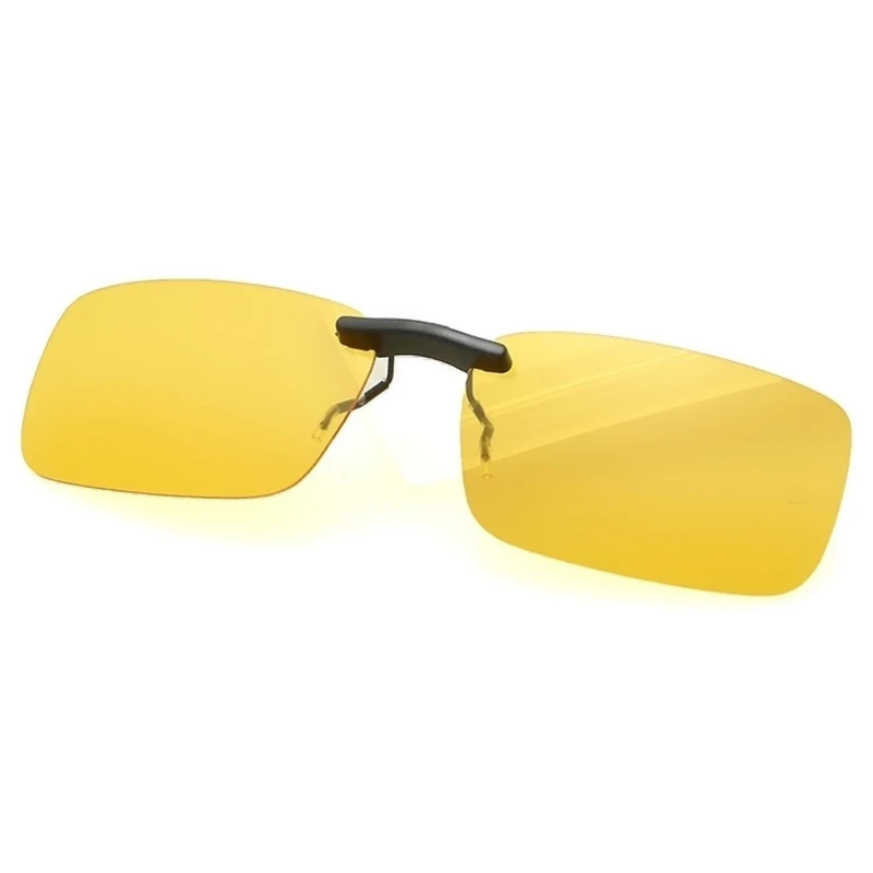 Новые популярные мужские и женские поляризованные очки для дневного и ночного видения с клипсами, очки для вождения, солнцезащитные очки W1 - Цвет линз: 07