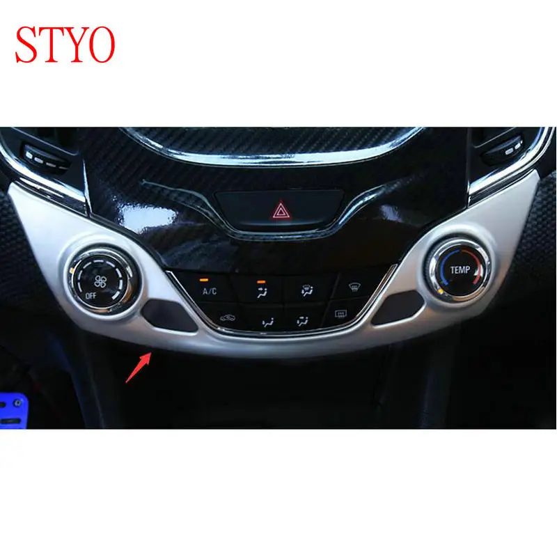 

STYO Car ABS Inner Air Conditioning Button Frame Cover Trim for Chevrolet CRUZE 2017 2018