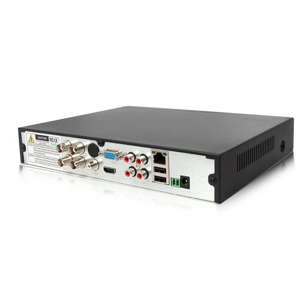  4CH Channel 1080P P2P CCTV Video Recorder NVR AHD TVI CVI DVR+1080N 5-in-1 Surveillance AHD/Analog/ - 32738021546