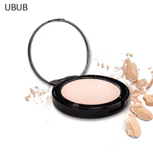 UBUB косметическая пудра для лица Минеральная основа контроль масла осветляет отбеливающий консилер 3 цвета натуральная матовая Палетка прессованной пудры