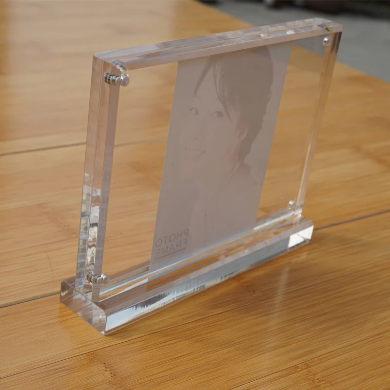 Photo Frame Crystal Frame Swing Sets Strong Magnet With Menu
