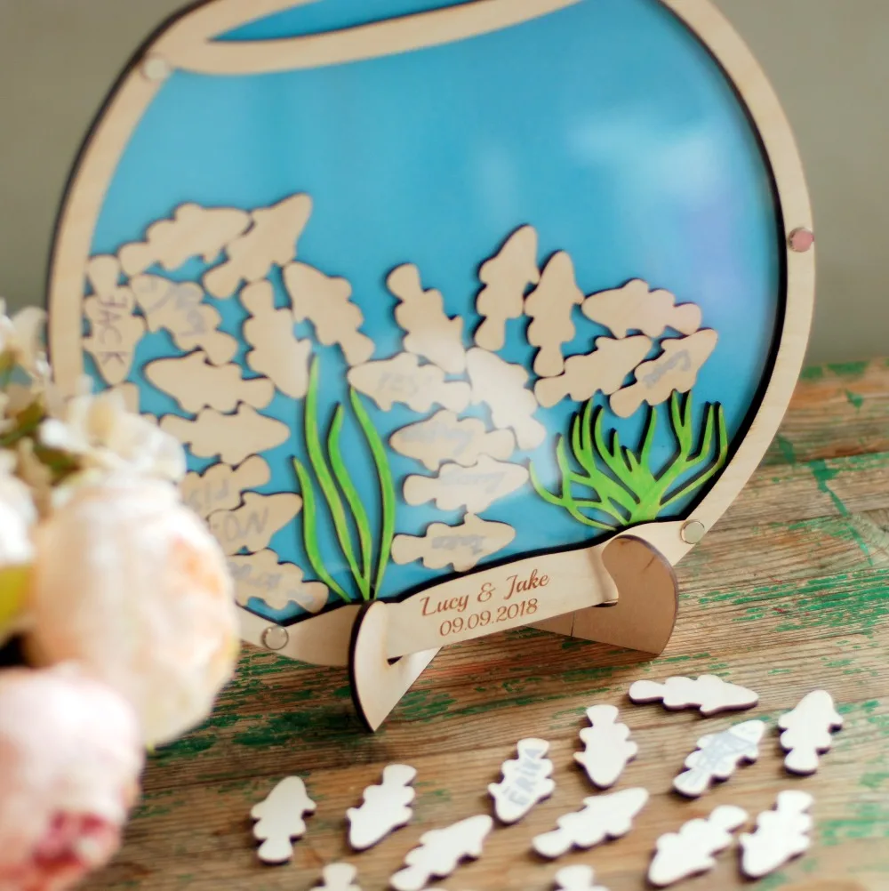 Coastal theme Guest Book options 18