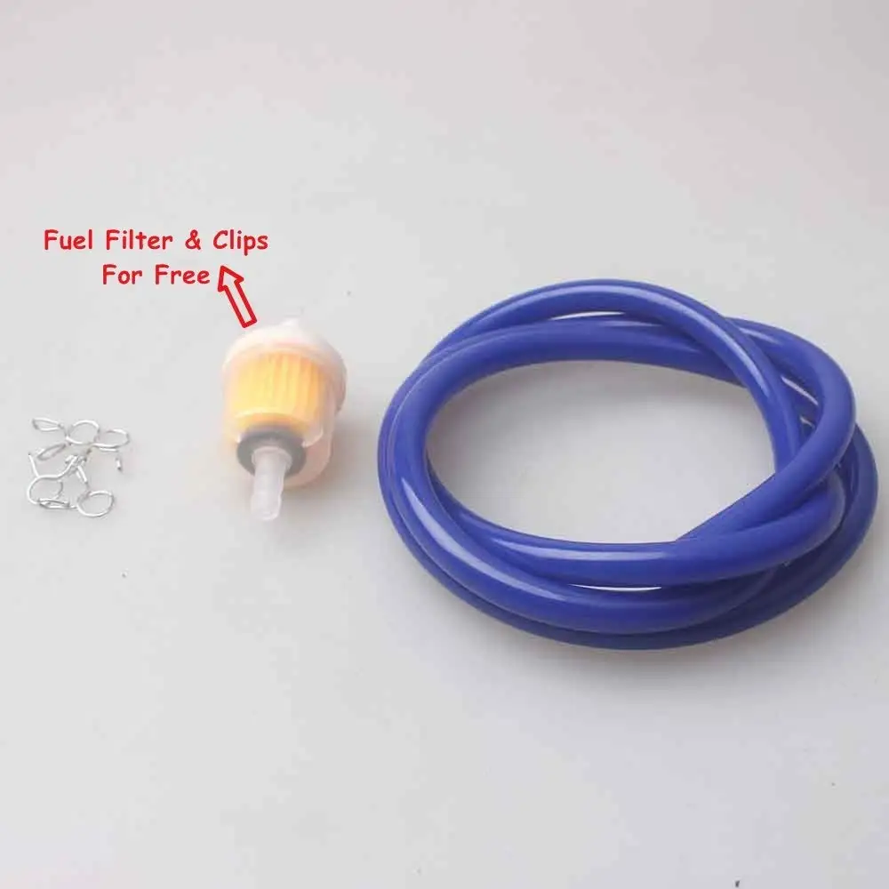 Xzilla 5mm Inner Dia Colorful Motorcycle Performance Fuel Tube Hose Line Blue Parts Free Shipping | Автомобили и мотоциклы