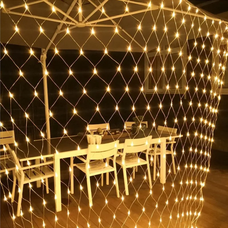 

LED Net Lights Mesh Christmas Fairy Lights Outdoor LED Net Light Garden Decorative Waterproof 220V Wedding Party Holiday