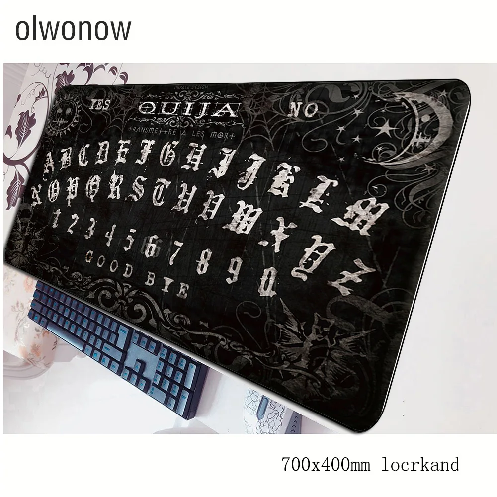 

ouija board mousepad 700x400x3mm gaming mouse pad big gamer mat pc game computer desk padmouse keyboard wrist rest play mats