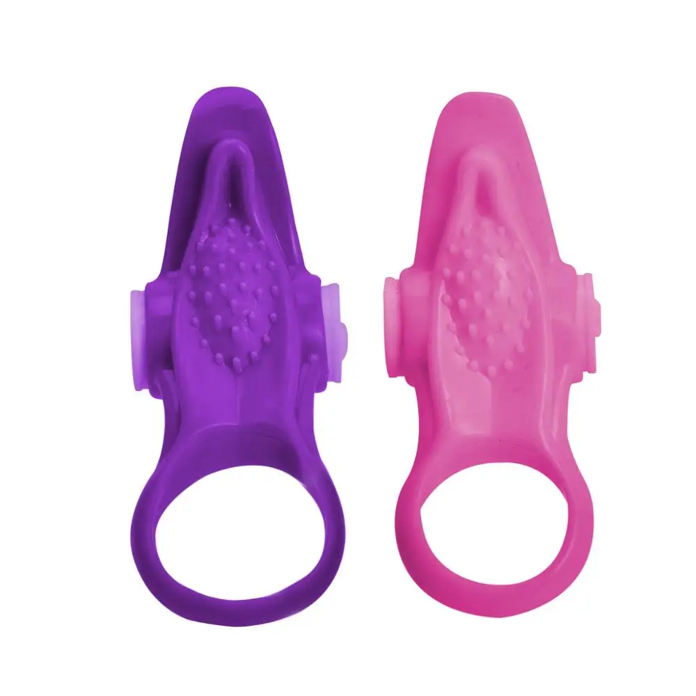 Vibrator Rings Vibrator Sex Toy Longer-lasting ring sex vibrator stronger erection tingling additional stimulation finger rings bullet Vibrating Love Ring