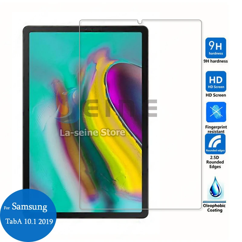 

For Samsung Galaxy Tab A 10.1 2019 Tempered Glass 9h Front Screen Protector Premium Protective Film on TabA 10.1'' Pre-sale