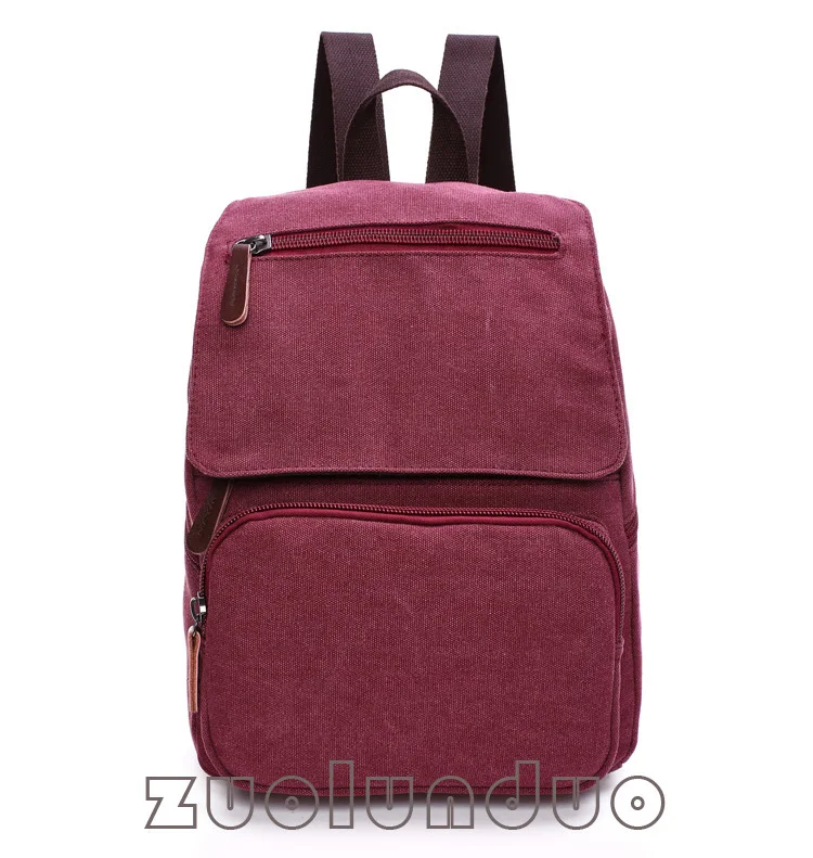 Рюкзак ZHIERNA для девочек, женская сумка на плечо, Одноцветный холщовый простой моющийся рюкзак, практичный рюкзак унисекс для улицы и отдыха