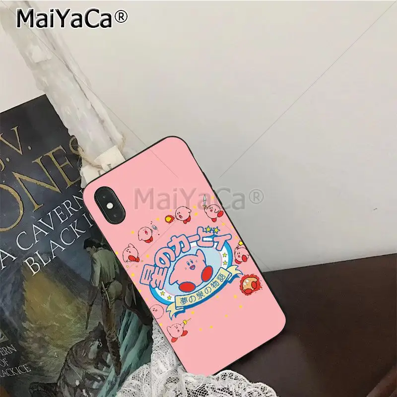 MaiYaCa Кирби чехол для телефона для iphone 11 Pro X XS XR XS MAX 7plus 6 6s 7 8 8Plus 5 5S чехол