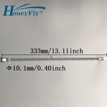 HoneyFly 5 шт. линейных 333 мм галогеновые лампы J333 R7S 220 V 2000 Вт двусторонний нити потолочные светильники кварцевая трубка