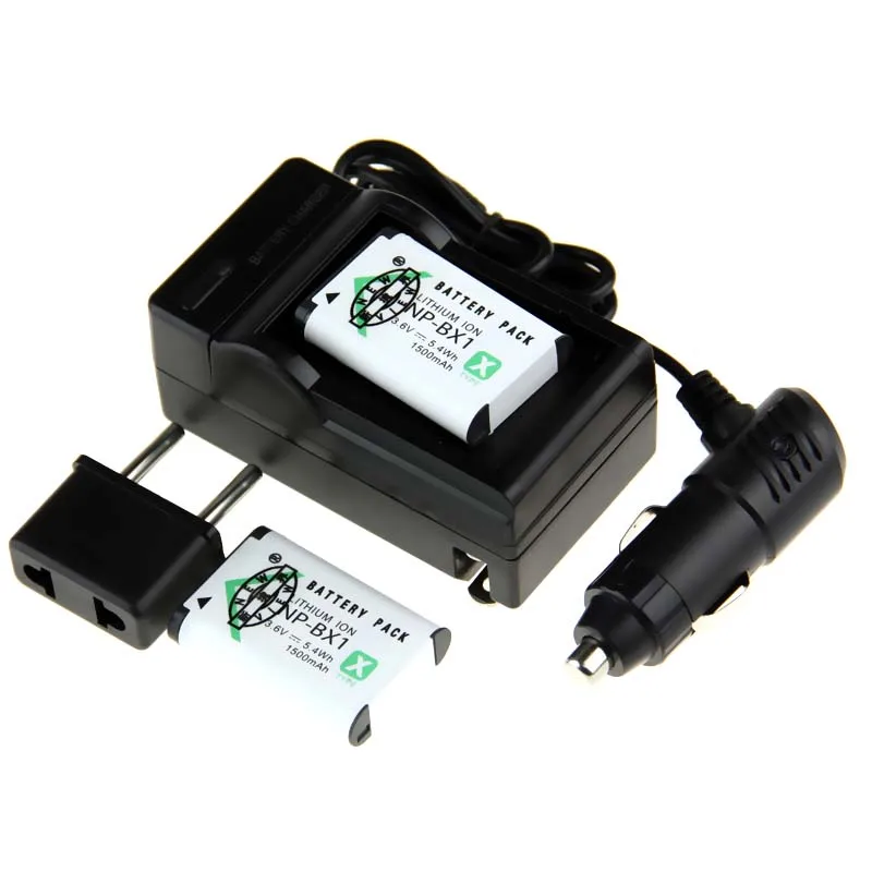 Cheapest Hot 2Pcs NPBX1 NP BX1 NPBX1 1500mAh Rechargeable Camera Li