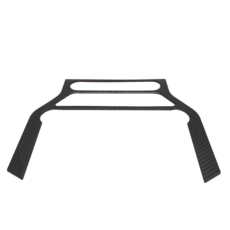 For Ford Mustang Dash Board GPS Panel Cover Trim Decorative Frame For Mustang 2015 - 2018 Carbon Black (10)