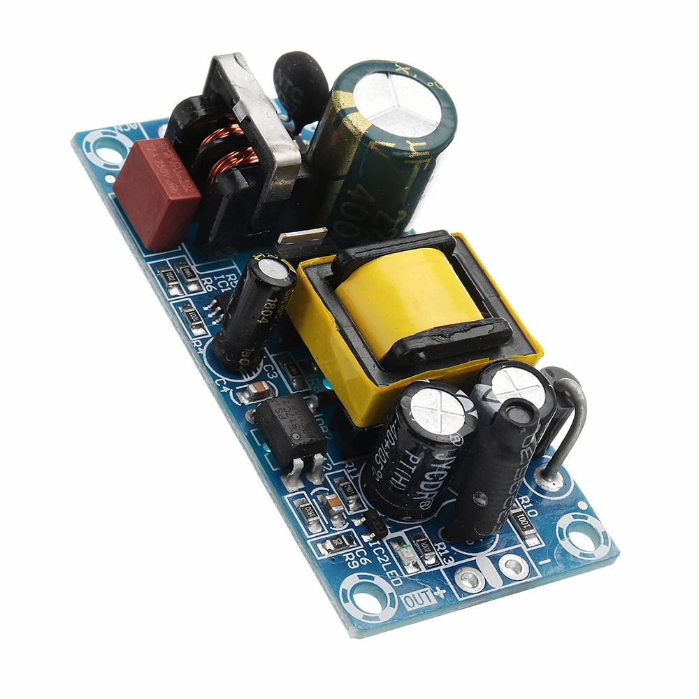 Новый модуль импульсного источника питания AC-DC AC 110V 220V to DC 12V 1A плата | Электронные