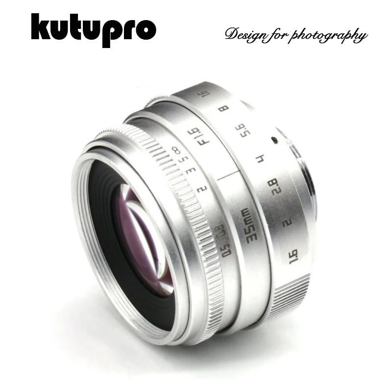 Kutupro Новое поступление Фуцзянь 35 мм f1.6 C крепление cctv объектив II для M4/3/MFT адаптер камеры