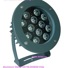 Хорошее качество, Высокая мощность 12 Вт Светодиодный прожектор для улицы, светодиодный свет сада, светодиодный уличный свет, 110V-250VAC, DS-06-21-12W, гарантия 2 года