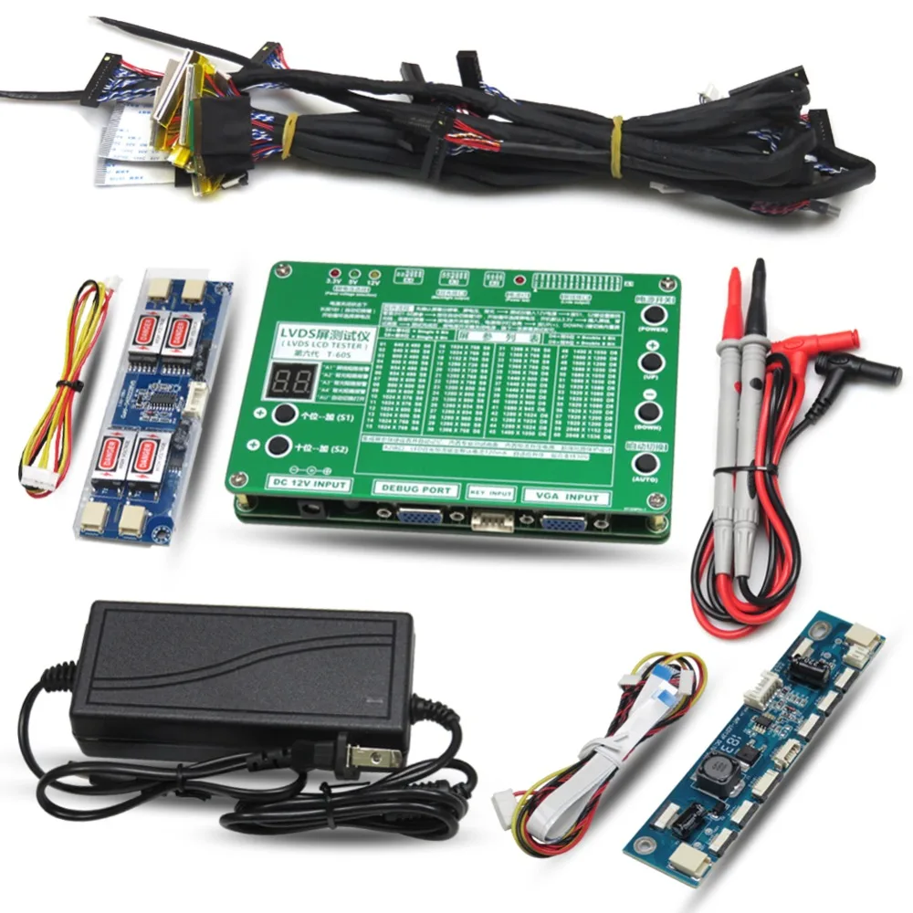 Ferramenta de Teste Tela de Lcd para Tv e computador e laptop Tkdmr Novo Painel Led Testador Reparação Inversor Embutido 55 Tipos Programa Frete Grátis