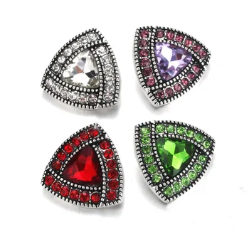 

Fashion charm 18-20mm Metal Snap Button rhinestones Button fit Snap Bracelets Bangles snap Jewelry women jewelry wholesale