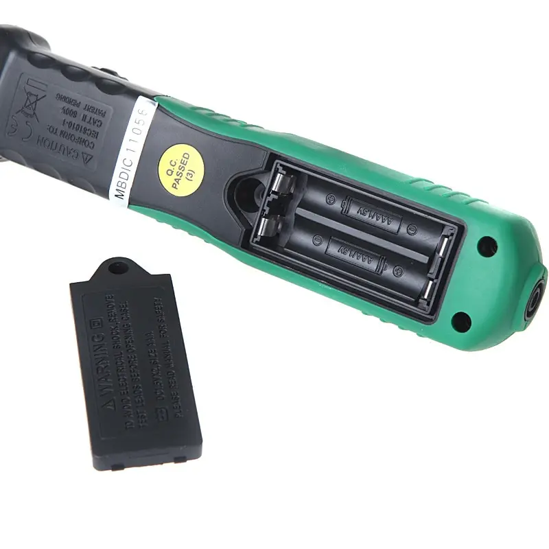 Mastech MS8211 Цифровой Компактный мультиметр типа Бесконтактный переменного Напряжение детектор автоматическими настройками Тесты клип сумка для переноски