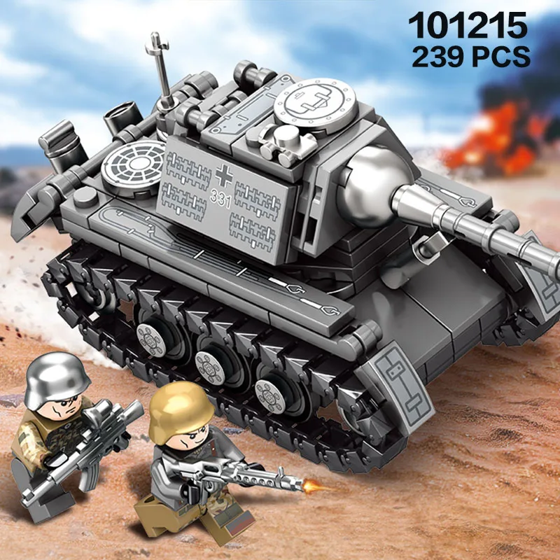 Kaufen Bausteine 957 Pcs 4In1 WW2 Deutschland Tank Armee Spielzeug LegoINGly Militär Fahrzeuge Weltkrieg 2 Tank Figuren Spielzeug für kinder
