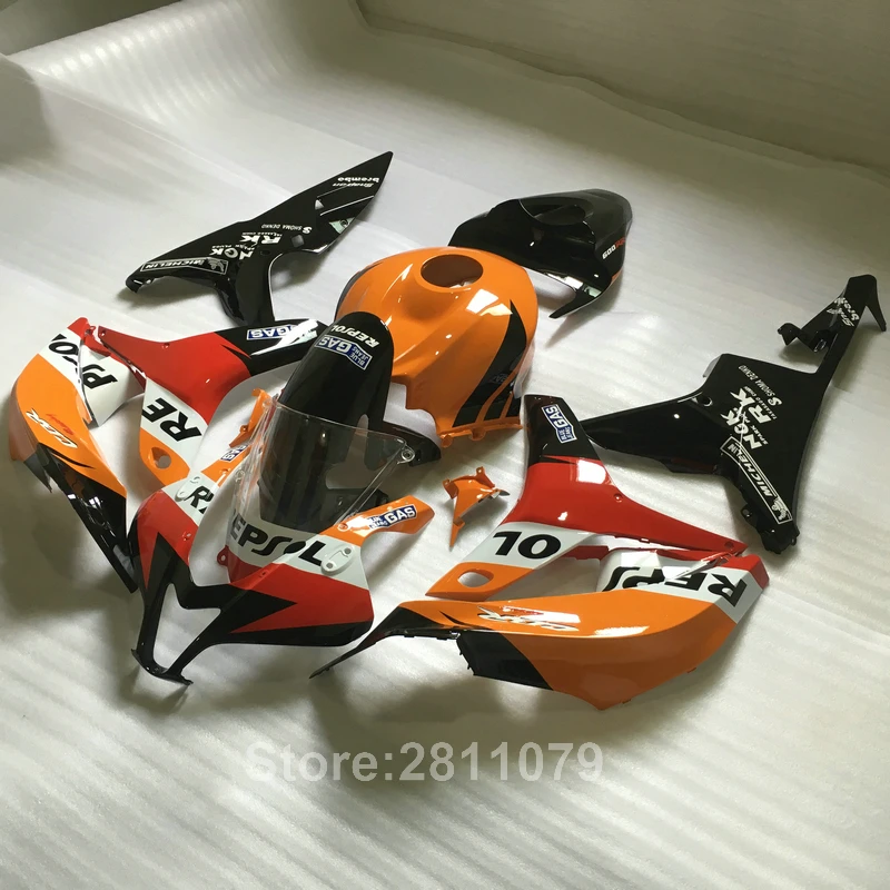 Литье под давлением бесплатно 7 подарков комплект обтекателей для Honda CBR600RR 07 08