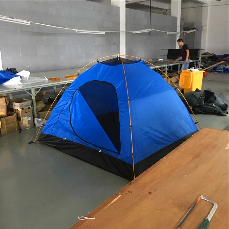 Популярный алюминиевый стержень двойной слой 3-4 человека водонепроницаемый Зимний Теплый кемпинг палатка, CZ-201B складываемая палатка с