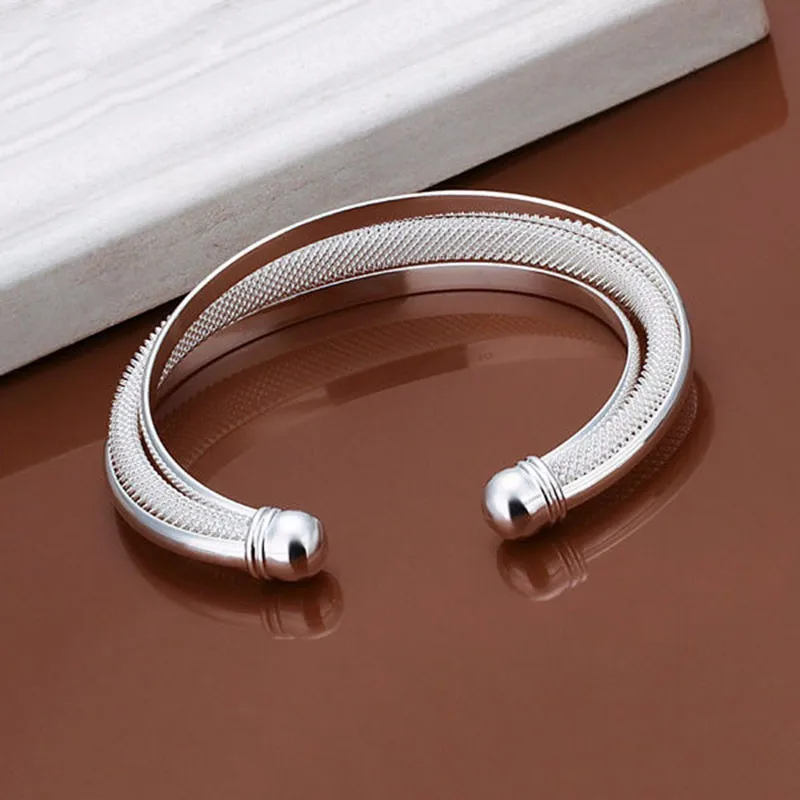 Hot-sale-Free-Shipping-Wholesale-Fashion-Women-Female-Jewelry-Elegant-silver-Bangles-Cuff-Bracelets-High-Quality (1)