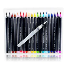 Arrtx 20 цветов, Набор цветных кистей для рисования, мягкая кисть, маркеры, ручки, кисть