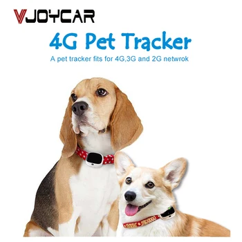 

4G Dog GPS Tracker V43 Voice monitor Pet GPS Tracker Real time Tracking WIFI Cat Locator LTE+WCDMA+GSM Waterpoof IP67 Free APP