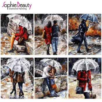 

Sophie Beauty Best Diy Square Mosaic New Style Diamond Painting Cross Stitch Handcraft Lover Umbrella Needlework Embroidery Kits