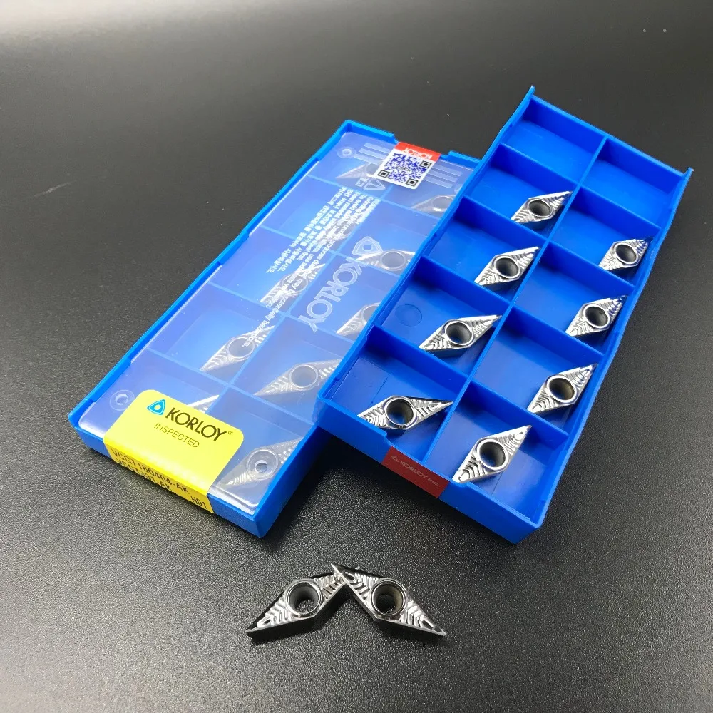 10pcs New VCGT160404 AK VCGT331 H01 high quality aluminum alloy ceramic