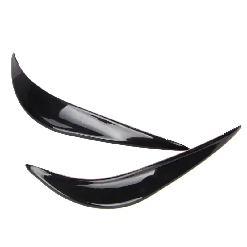 2 Pcs Black Soft Rubber Car Front Bumper Anti-Collision Protection Strips Decal ► Photo 3/6