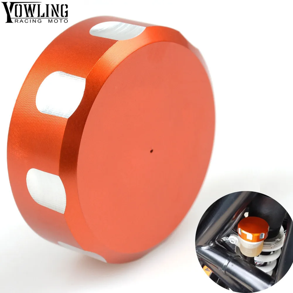 Motorcycle Rear Fluid Brake Master Cylinder Reservoir Cap Cover For KTM DUKE 125 200 390 690 Duke/R 690 SMC 690 DUKE R SMC/R