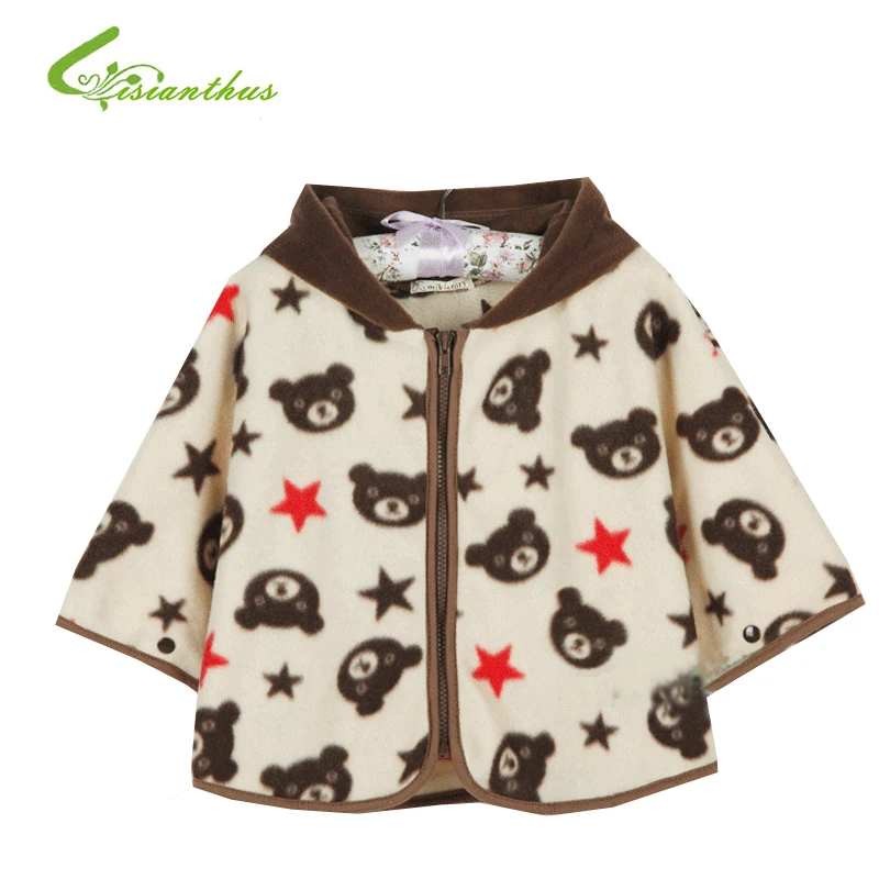 1pc baby girls boys clothes fleece tops jacket outerwear baby hoodie coat