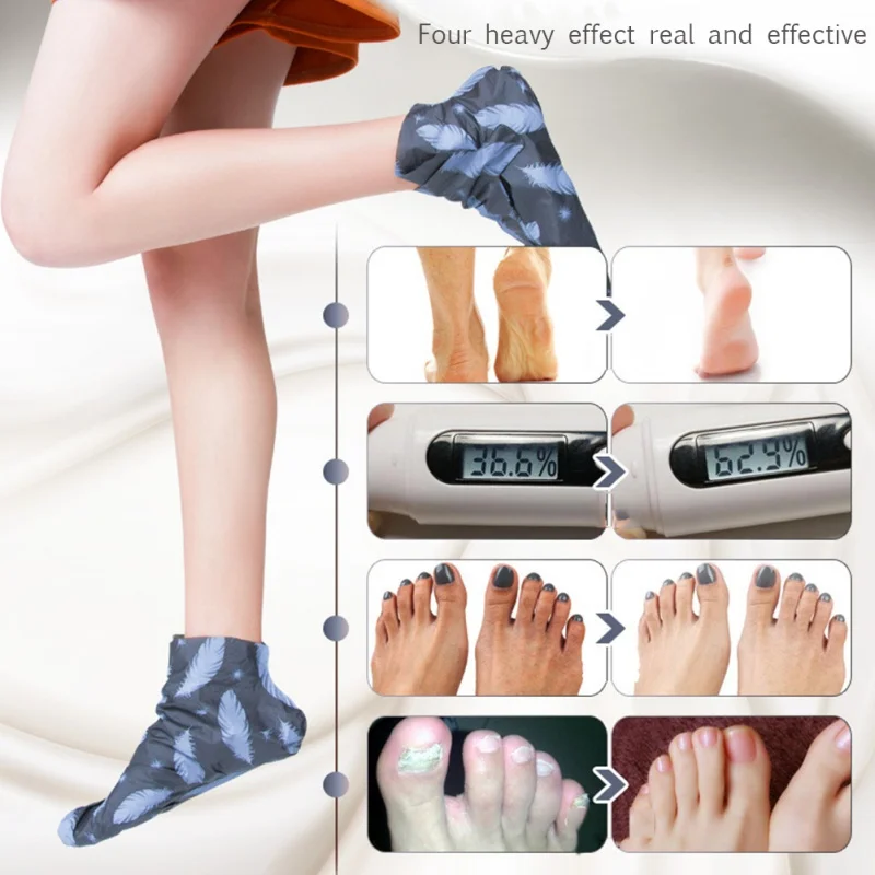 1 Pair Super Feet Cuticle Peeling Mask Dead Foot Socks Moisturizing