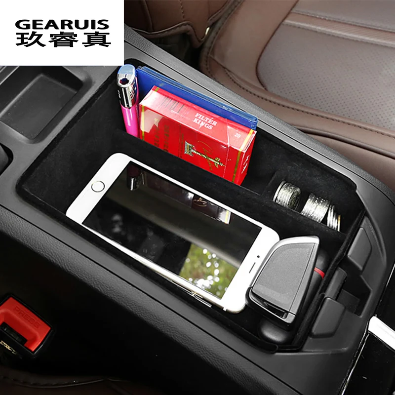 Car styling Auto central storage box armrest remoulded glove cover decoration Sticker For BMW X3 G01 Interior Auto Accessories