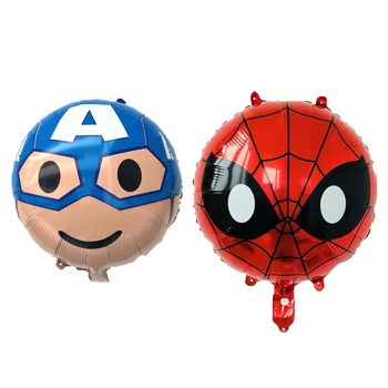 

1Pcs New 18inch aluminum balloons wedding birthday party&children's toys&decorative Spiderman balloon Birthday party decoration