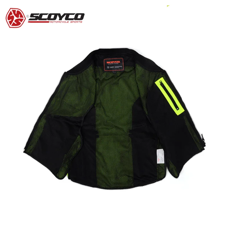 Светоотражающий Жилет SCOYCO для езды на мотоцикле всесезонный нейлоновый рыцарь