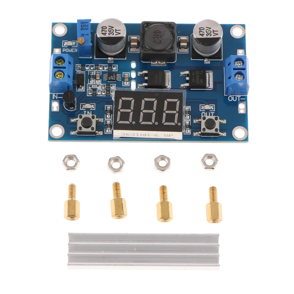 3~35V to 3.5~35V 100W Adjustable DC-DC Step-up Boost Voltage Converter Module